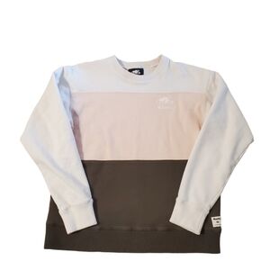 Roots Canada Women's Tri-color Neapolitan Crewneck‎ Sweatshirt Small